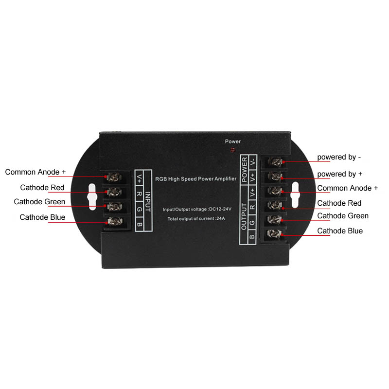 AP100 DC12V-24V High-speed High-current Power Expander, Mode Programming LED Relay AP100 DC12V-24V High-speed High-current Power Expander, Mode Programming LED Relay